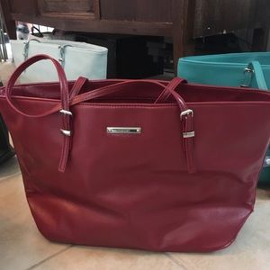Nine West It Girl Tote dark red